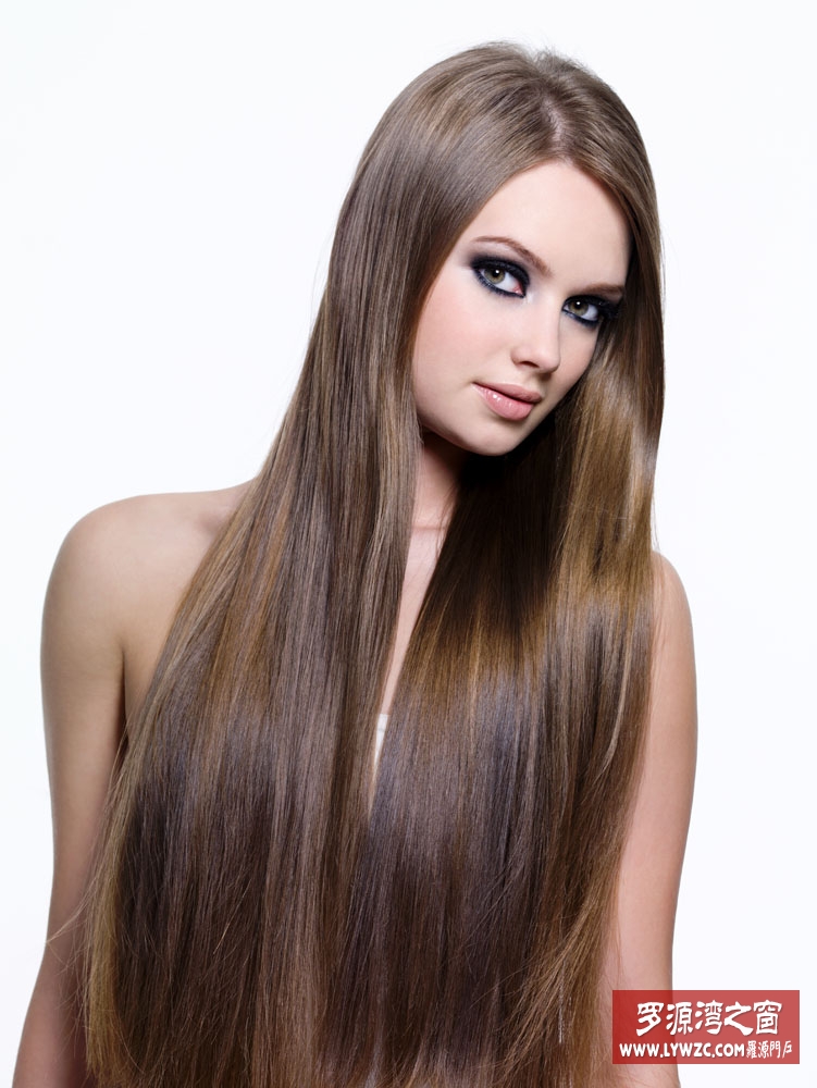 long hair with little color 